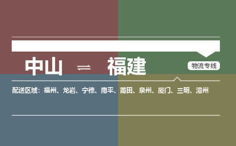 中山到福建物流专线-中山至福建货运,中山到福建货运物流-中山物流公司