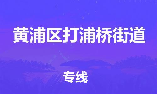 番禺区到黄浦区打浦桥街道物流专线-番禺区至黄浦区打浦桥街道运输公司-番禺到华东物流