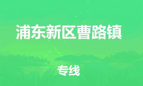 番禺区到浦东新区曹路镇物流专线-番禺区至浦东新区曹路镇运输公司-番禺到华东物流