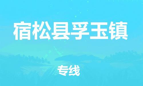 番禺区到宿松县孚玉镇物流专线-番禺区至宿松县孚玉镇运输公司-番禺到华东物流