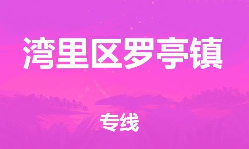 番禺区到湾里区罗亭镇物流专线-番禺区至湾里区罗亭镇运输公司-番禺到华东物流