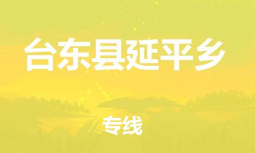 番禺区到台东县延平乡物流专线-番禺区至台东县延平乡运输公司-番禺到华东物流